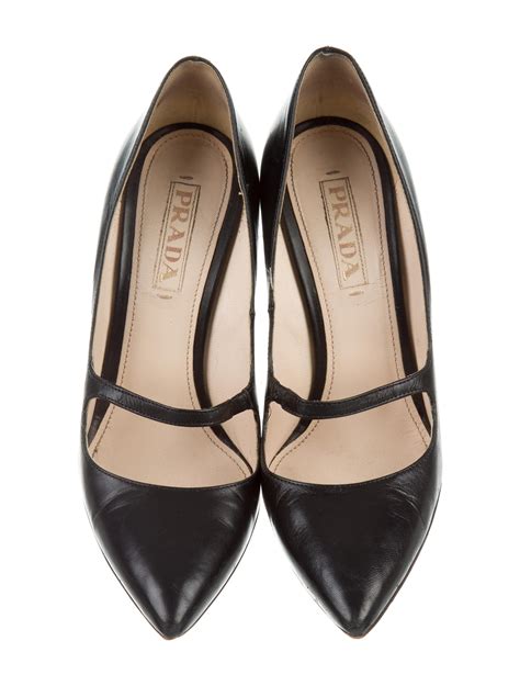 prada pointed toe mary jane pumps|Prada Runway Pointed Toe Mary Jane (Women) .